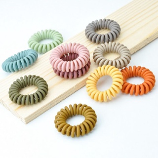 Cột tóc lò xo màu mini dây cột tóc nữ