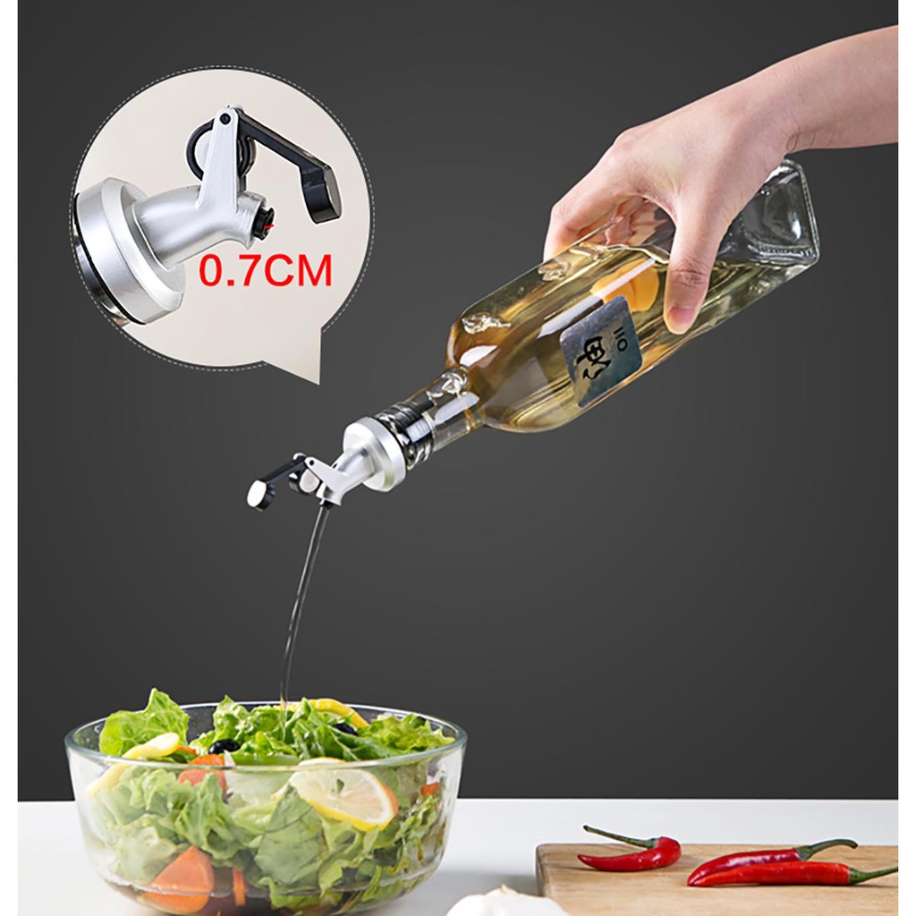 Bình Thủy Tinh JUJIAJIA Đựng Gia Vị Dung Tích 500ml