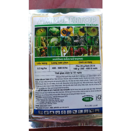 Sạch nấm bệnh 100g