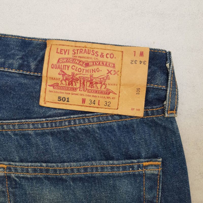 Quần jeans Levis 501 2hand