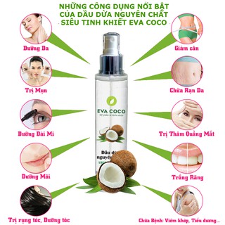DẦU DỪA NGUYÊN CHẤT ORGANIC VIETCOCO  -200ml
