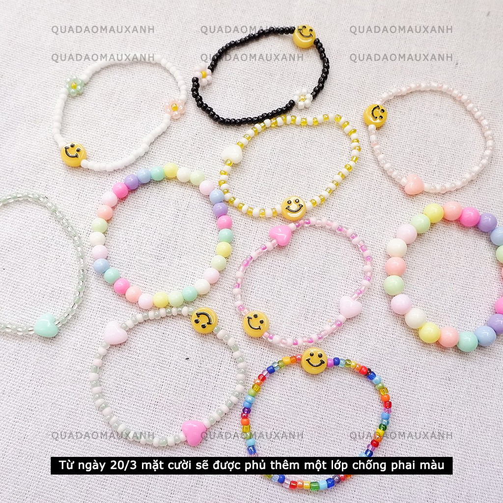 Vòng tay mặt cười cầu vồng smile icon #happy | BigBuy360 - bigbuy360.vn