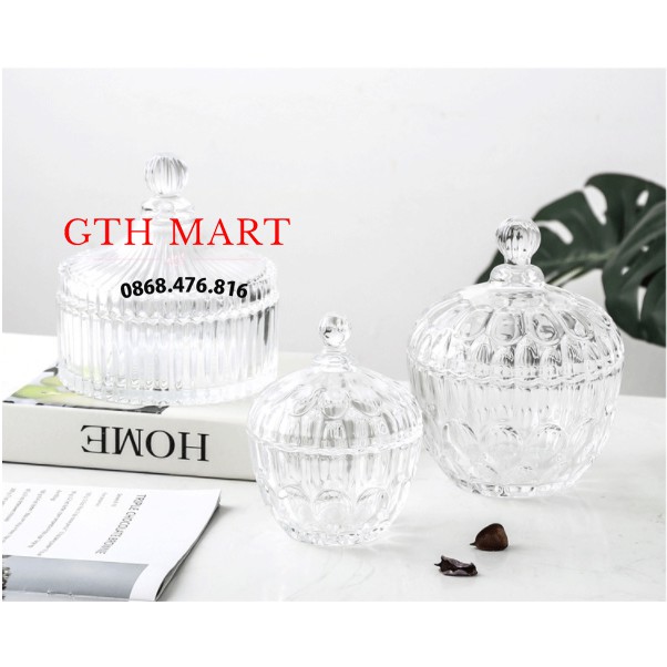 Hũ Thủy Tinh 1055 Pha Lê Đựng Kẹo Mứt-GTH Mart | BigBuy360 - bigbuy360.vn