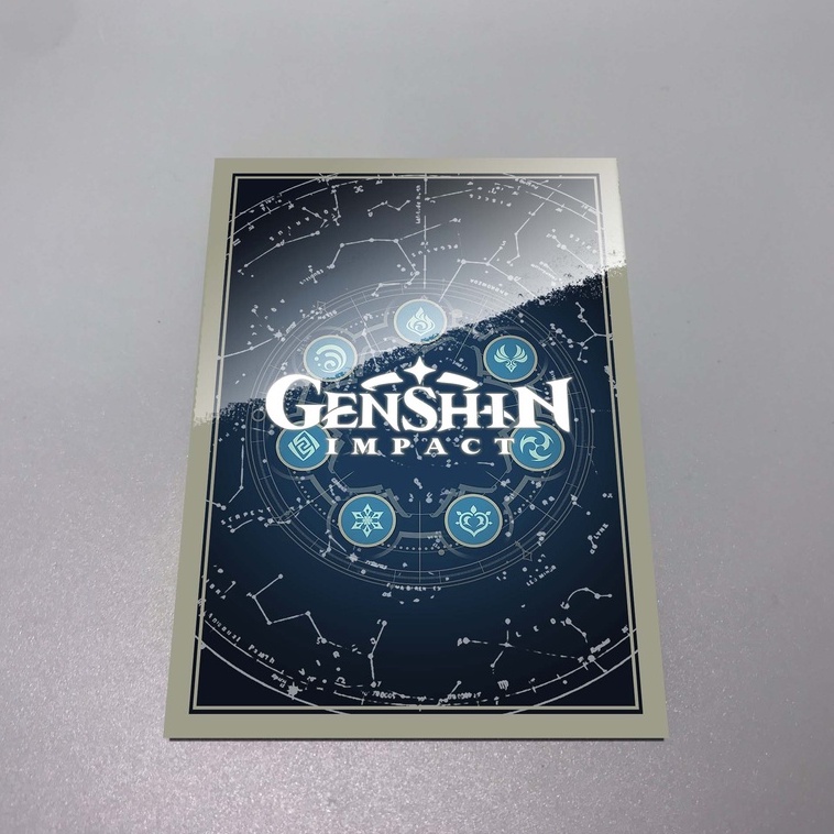 Thẻ bài sưu tầm card custom bánh xốp Genshin Impact Ganyu 2