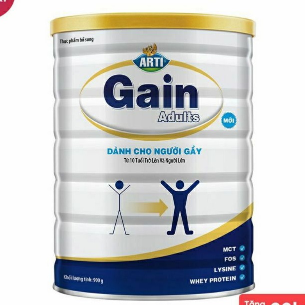 Sữa Arti Gain Adults 900g dành cho người gầy