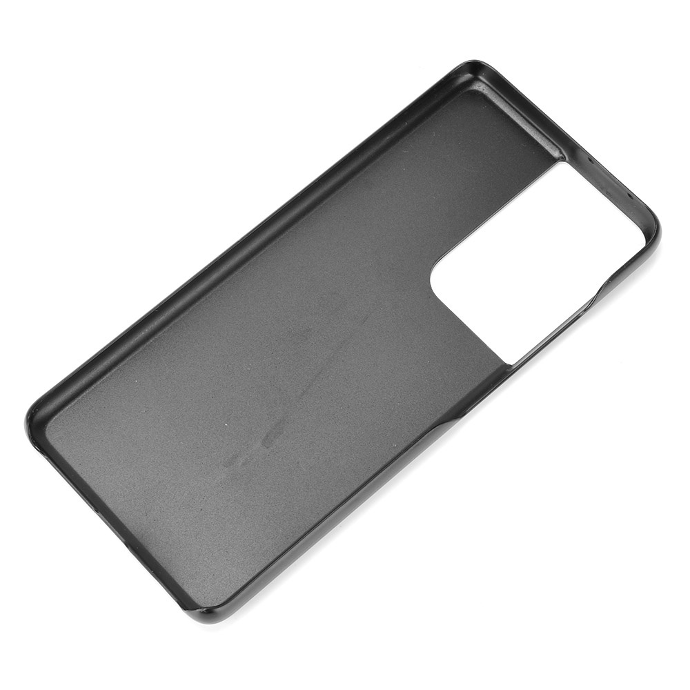 Ốp Điện Thoại PC Cứng Phối Da PU Phong Cách Cổ Điển Cho Samsung Galaxy S22 S21 S20 FE Ultra Plus