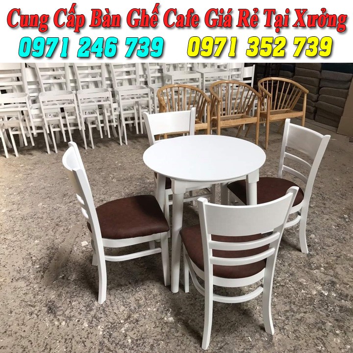 Ghế gỗ cafe xưởng sản xuất giá rẻ