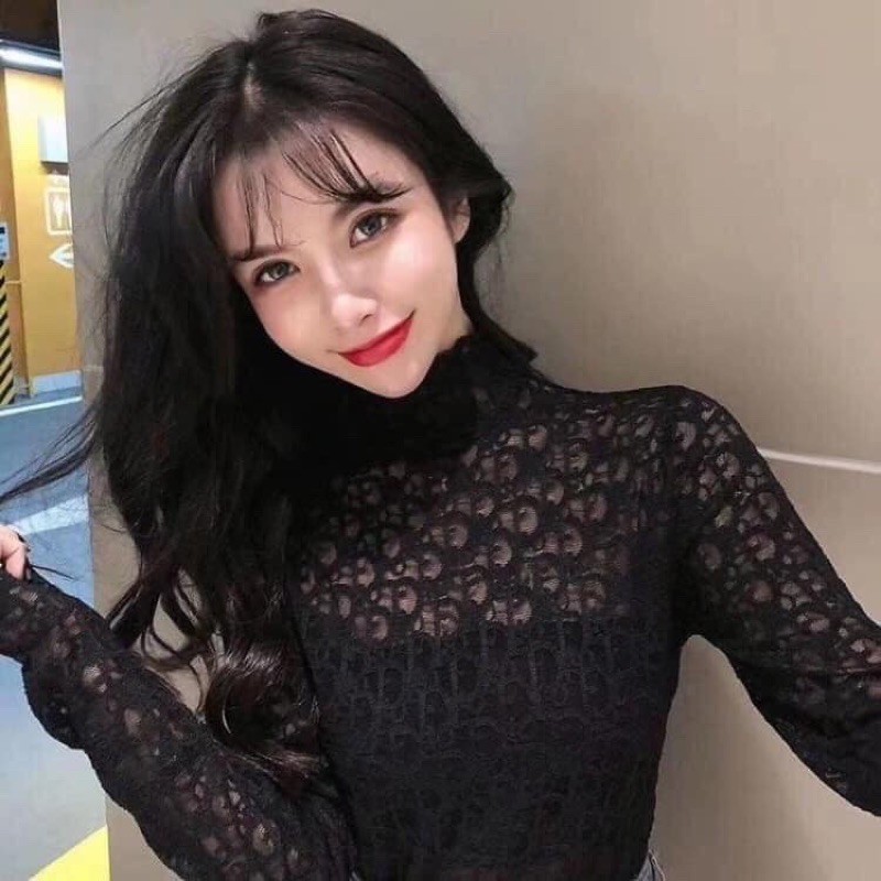 Áo ren dài tay 1 lớp