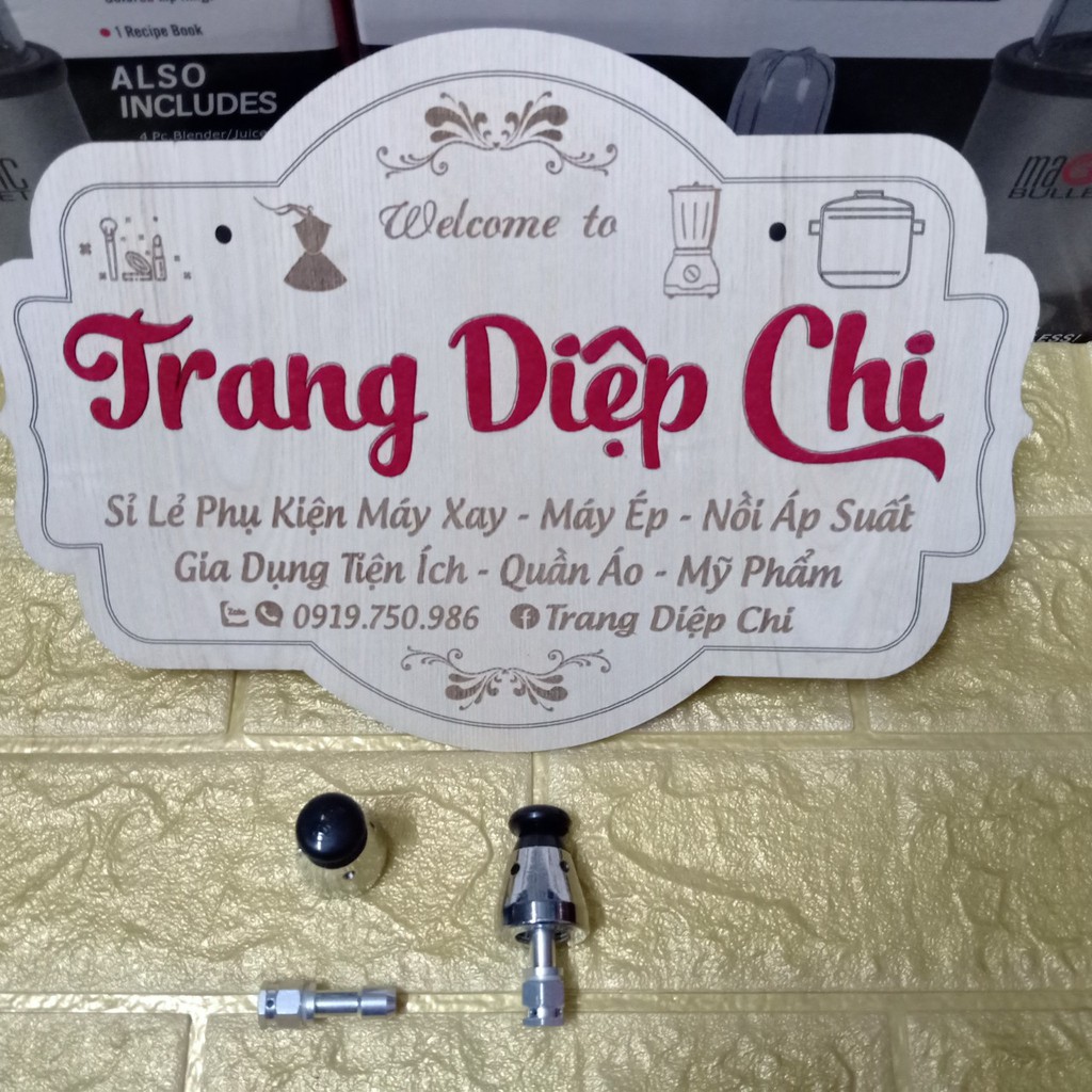 Combo chân van và van xả nồi áp suất- Kho buôn linh kiện gia dụng