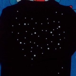 Combo Áo len lông cánh dơi và áo len đính hạt