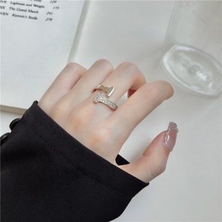 Nhẫn Đính Đá Sang Trọng Phong Cách Hàn Quốc F590