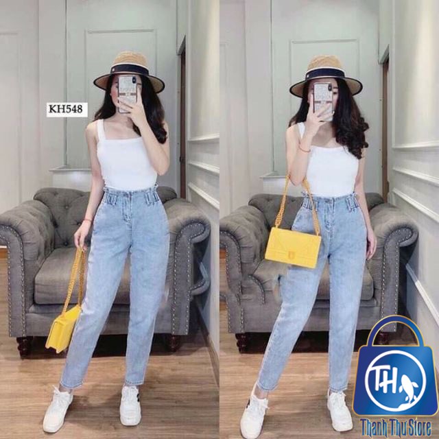 Quần bò nữ cạp chun bèo BH 21