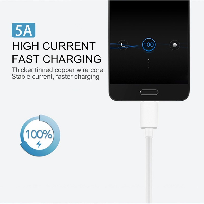 Dây cáp sạc USB 5A Type C cho Huawei P40 P30 P20 Pro Mate 30 20 10 Pro P10 Plus USB 3.1