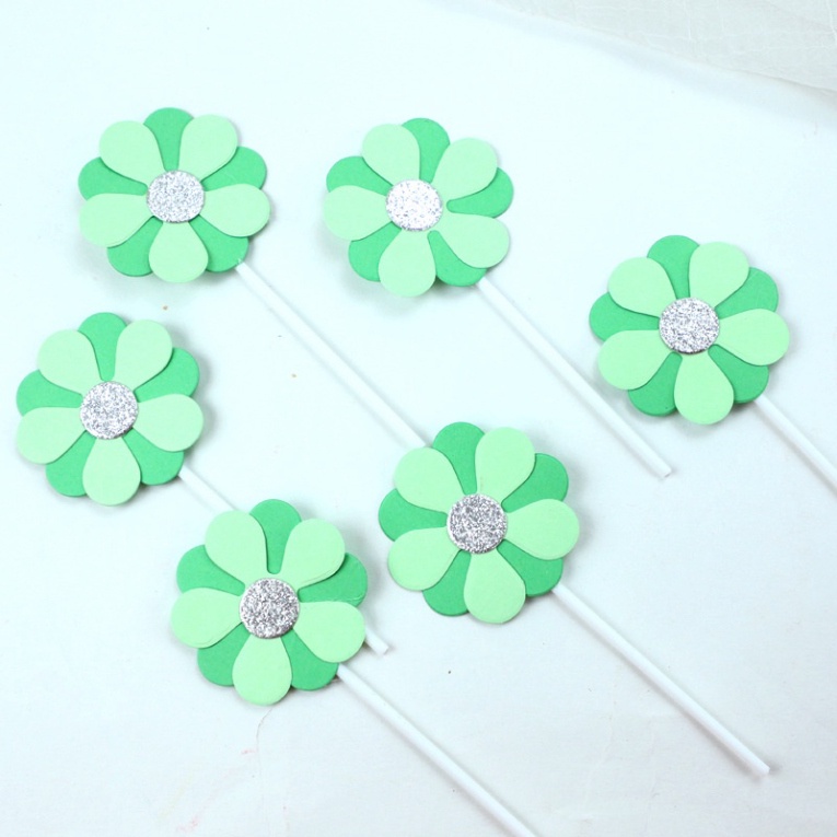 trang trí bánh sinh nhật [FREESHIP❤️] sét 5 bông hoa đẹp