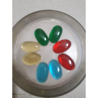 Bi thủy tinh hình ô vân, hình bầu dục size 8mmx16mm, 10mmx16mm, 12mmx16mm