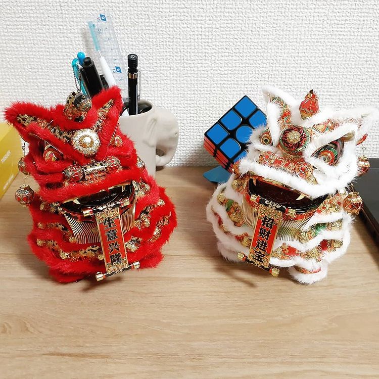 Mô Hình 3D Kim Loại Piececool Con Lân Màu Vàng
