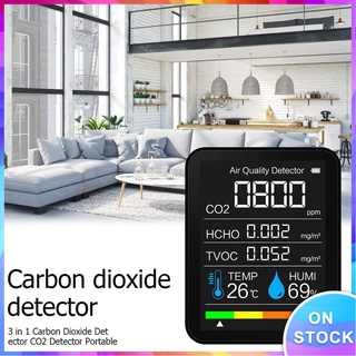 Máy Đo Độ Ẩm / Nhiệt Độ Không Khí Carbon Dioxide Hcho 5 Trong 1