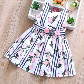 Đầm Hoạ Tiết Hoa và Trái Cây