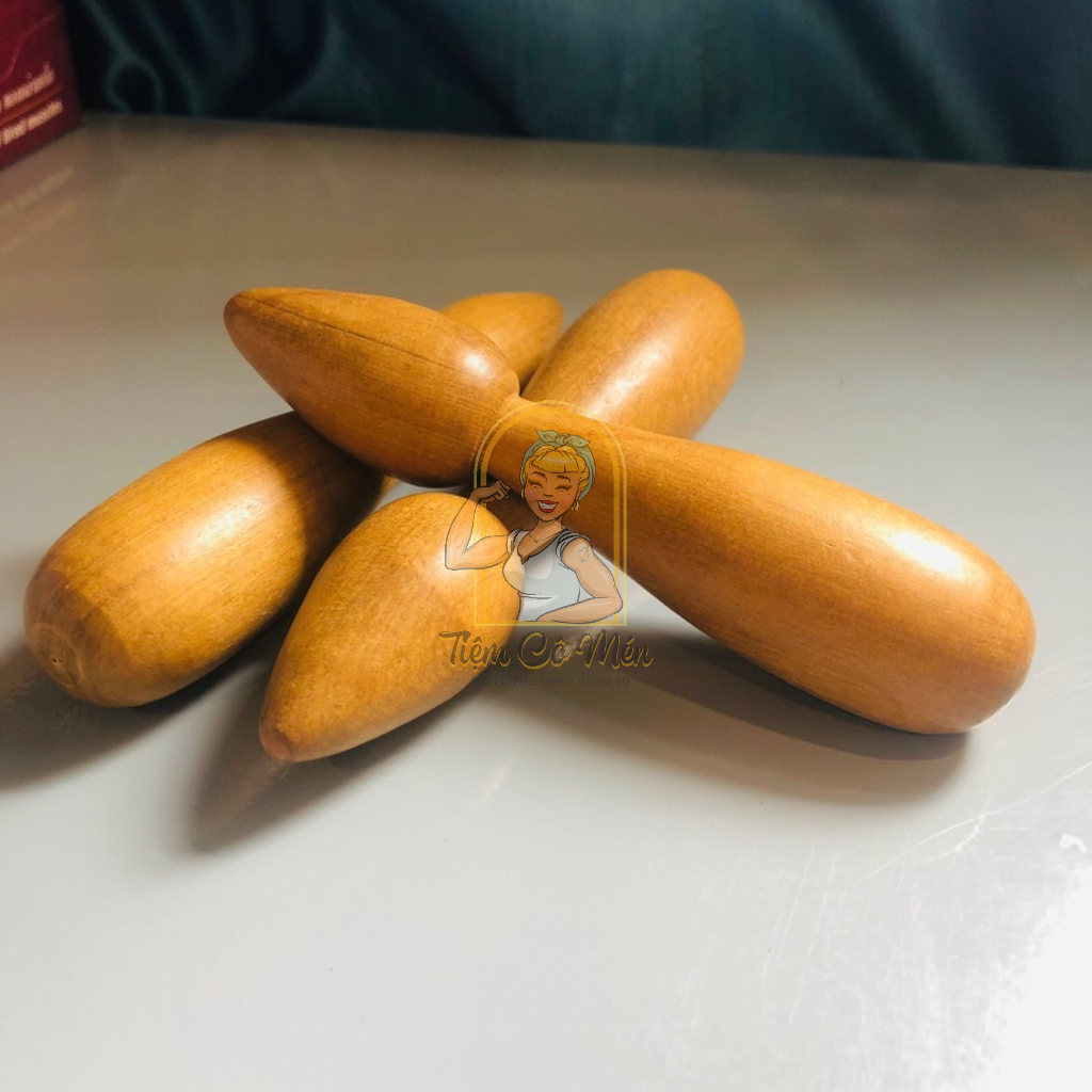 DỤNG CỤ MASSAGE, ẤN HUYỆT GỖ THƠM - BÀN TAY, BÀN CHÂN - KIỂU THÁI