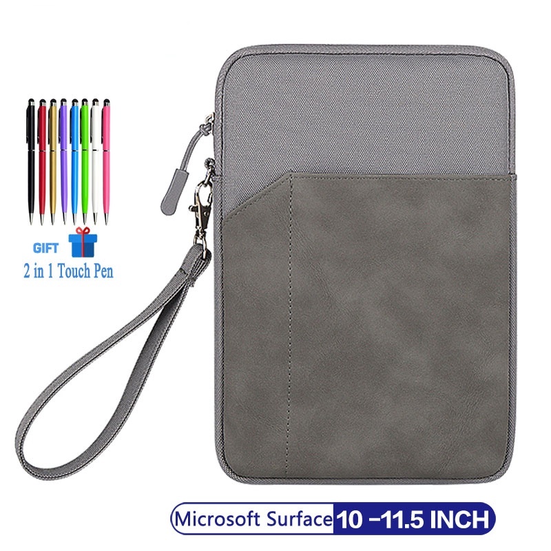 Túi đựng máy tính bảng có khóa kéo chống sốc cho Microsoft Surface 3 Pro 3 4 Go 3 2 10.1 10.5 Pro2 10.8