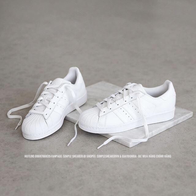 Giày Super Star All White Chuẩn Auth :( (