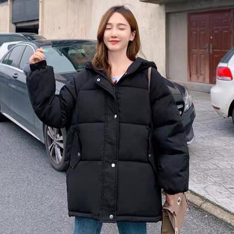 Áo phao nữ hàn quốc dáng dài siêu nhẹ 3 lớp ấm áp