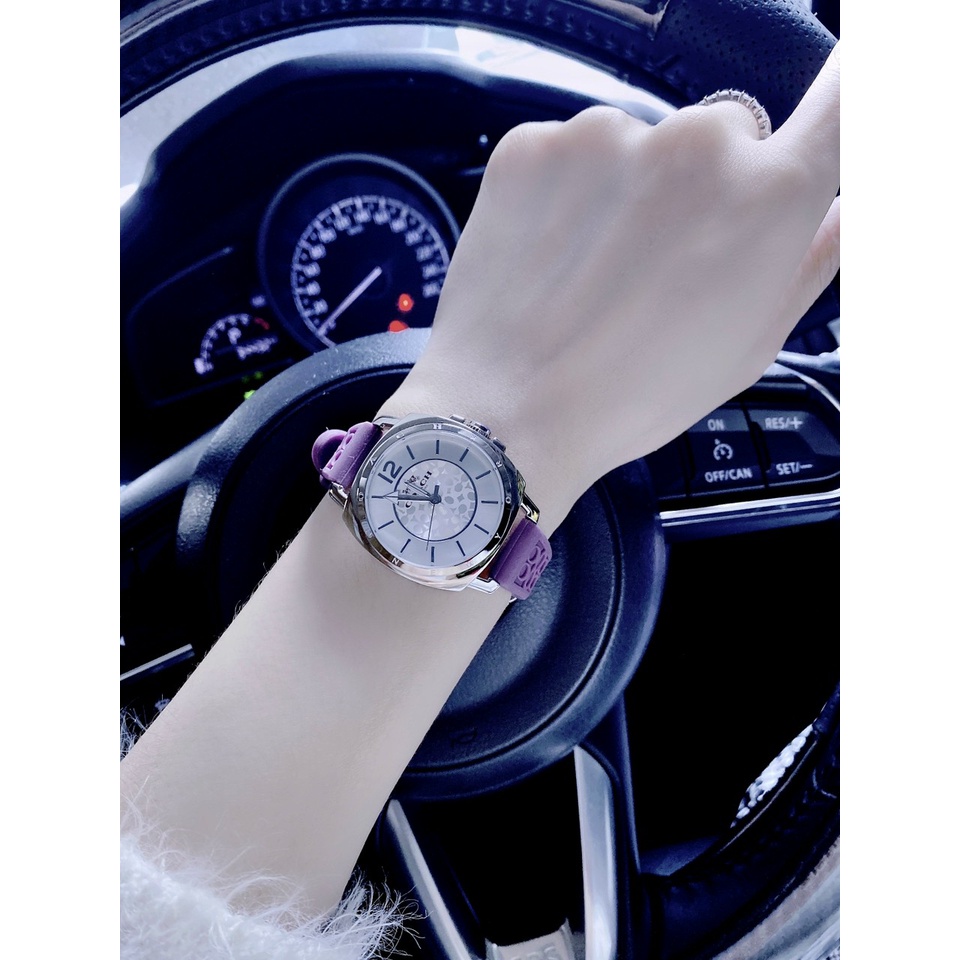 Đồng hồ đeo tay nữ chính hãng, đồng hồ nữ COACH BOYFRIEND dây silicon cao cấp phong cách thời trang trẻ trung sang chảnh