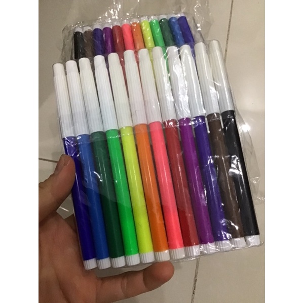 Bút dạ nước - bút dạ màu nước 12 màu