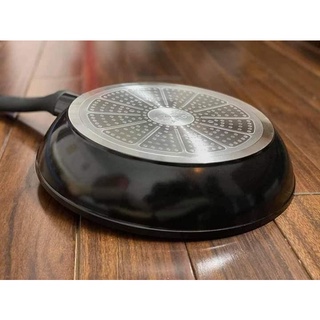Chảo từ men gốm ceramic Rapido 30cm, 26cm, 24cm đáy chấm