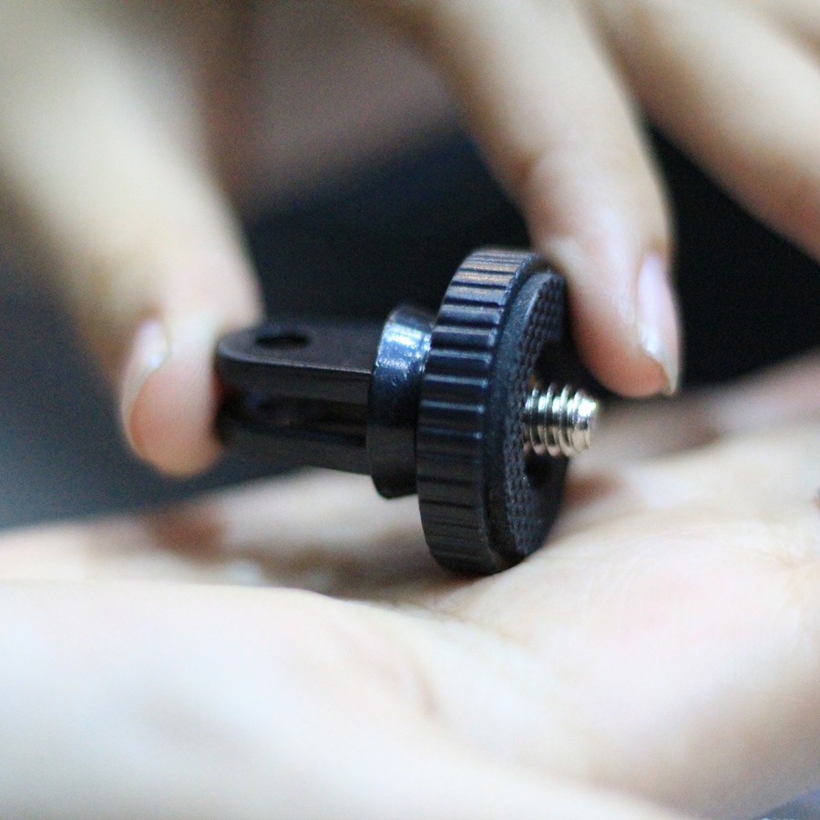 Mount gắn đầu gậy tự sướng, tripod phụ kiện cho action camera XIAOMI, GoPro, SJCAM, EKEN, AMkov, Andoer...