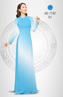 Vải áo dài ombre