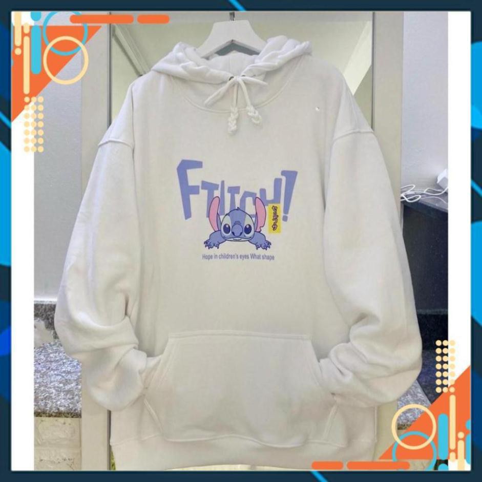 [Form bao Sang] Áo Khoác Nỉ  Hoodie STITCH FTITCH form rộng unisex Siêu Chất AG | BigBuy360 - bigbuy360.vn