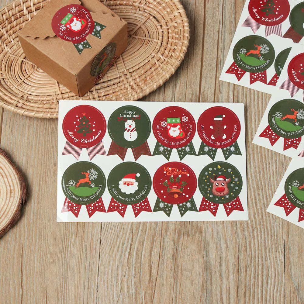 Bộ 120 Miếng Dán Trang Trí Hộp Quà Handmade Xinh Xắn