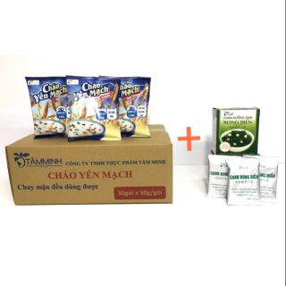 1 thùng cháo yến mạch có ngay 1 hộp canh rong biển giá trị