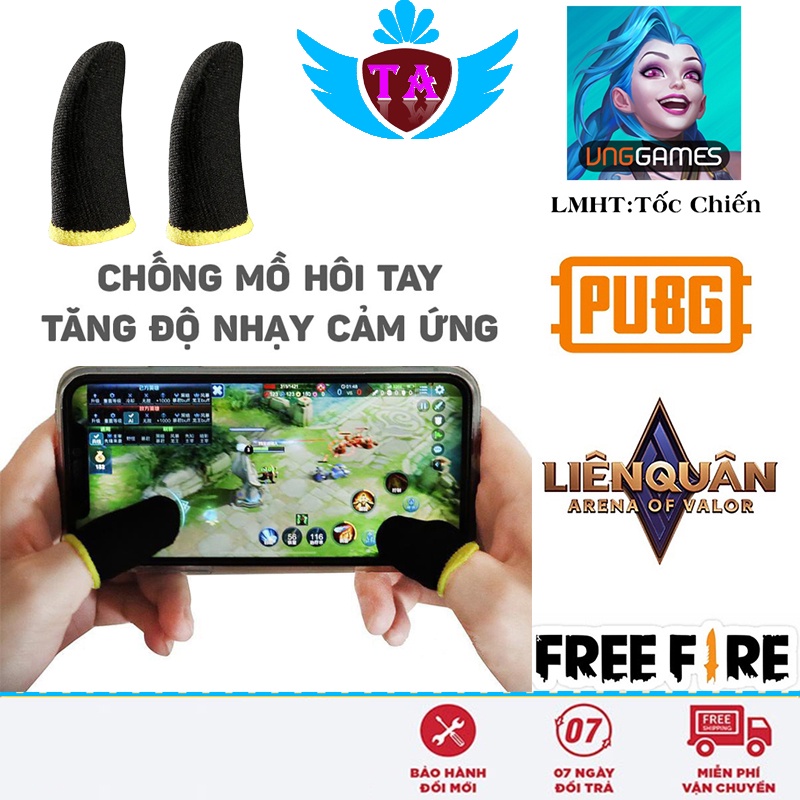 Găng Tay Chơi Game Mobile - Chống mồ hôi tay, tăng độ nhạy cảm ứng