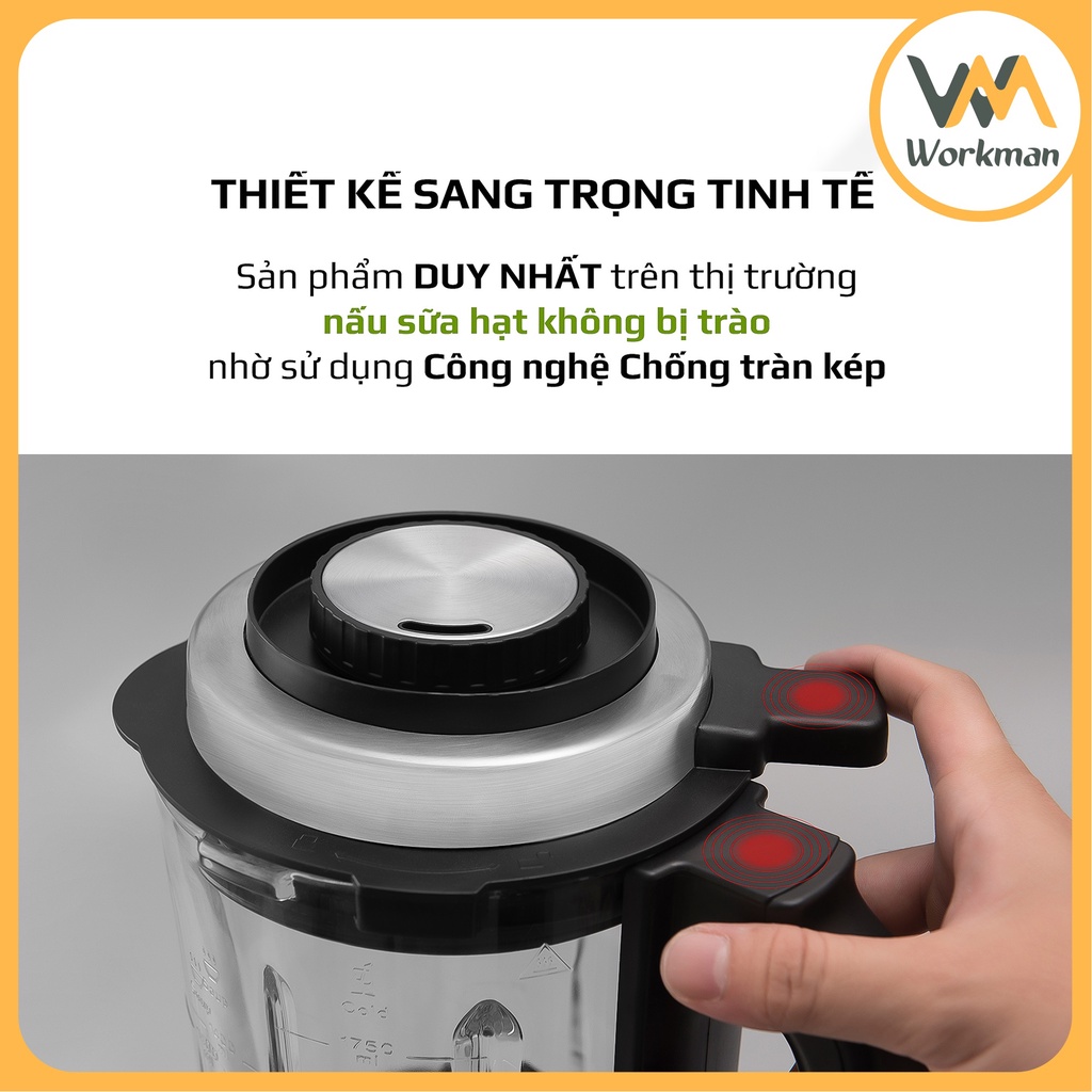 Máy Làm Sữa Hạt Đa Năng Olivo CB22 Pro - Máy Xay Nấu Đa Năng Olivo - HÀNG CHÍNH HÃNG