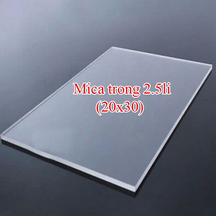 Mica trong suốt A4 20x30 - Linh kiện điện tử