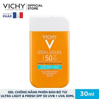 {CHỐNG NẮNG VICHY} KEM CHỐNG NẮNG VICHY KHÔNG GÂY NHỜN RÍT TRAVEL SIZE