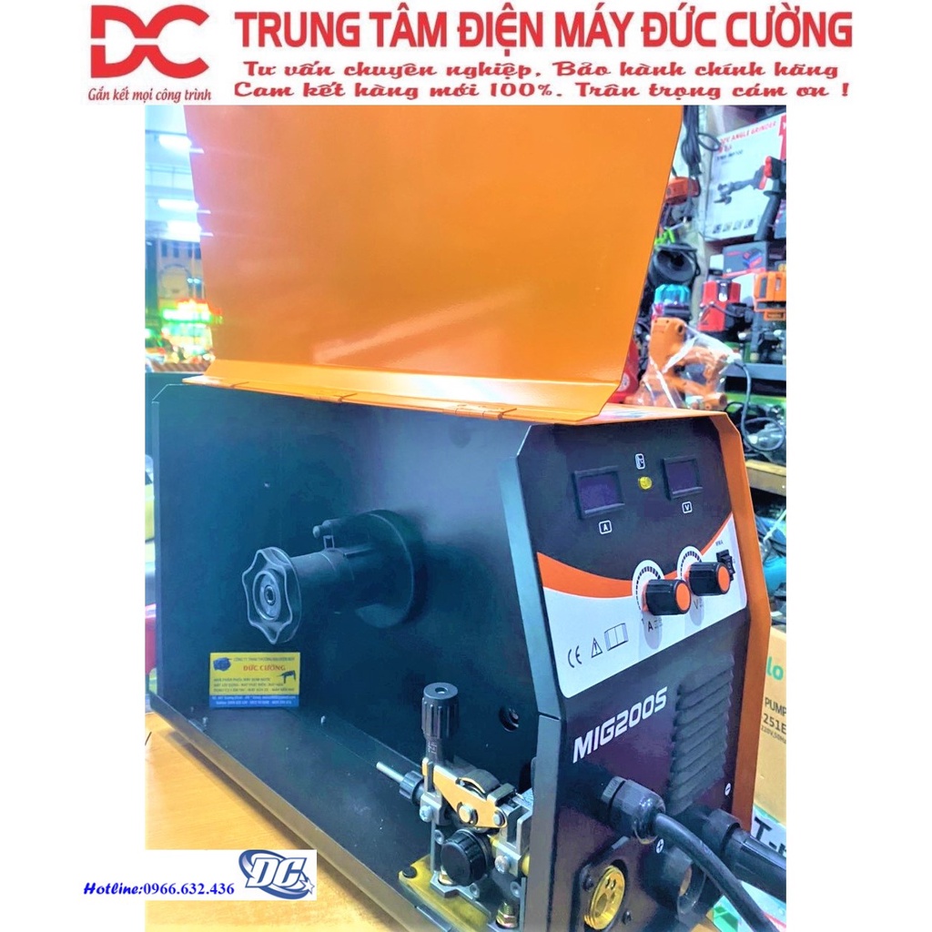 Máy Hàn Jasic MIG 200S - Cuộn 15kg và 5kg đều lắp được