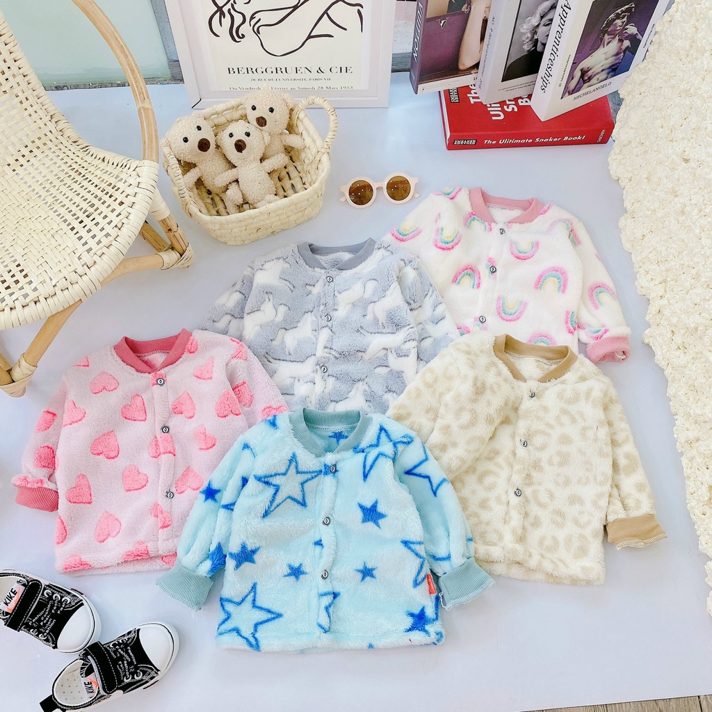 QUẦN, ÁO KHOÁC, BỘ NHUNG TUYẾT GIỮ ẤM MÙA ĐÔNG MÙA LẠNH SIÊU MỀM , SIÊU MỊN, SIÊU NHẸ CHO BÉ SƠ SINH TỪ 4- 13kg