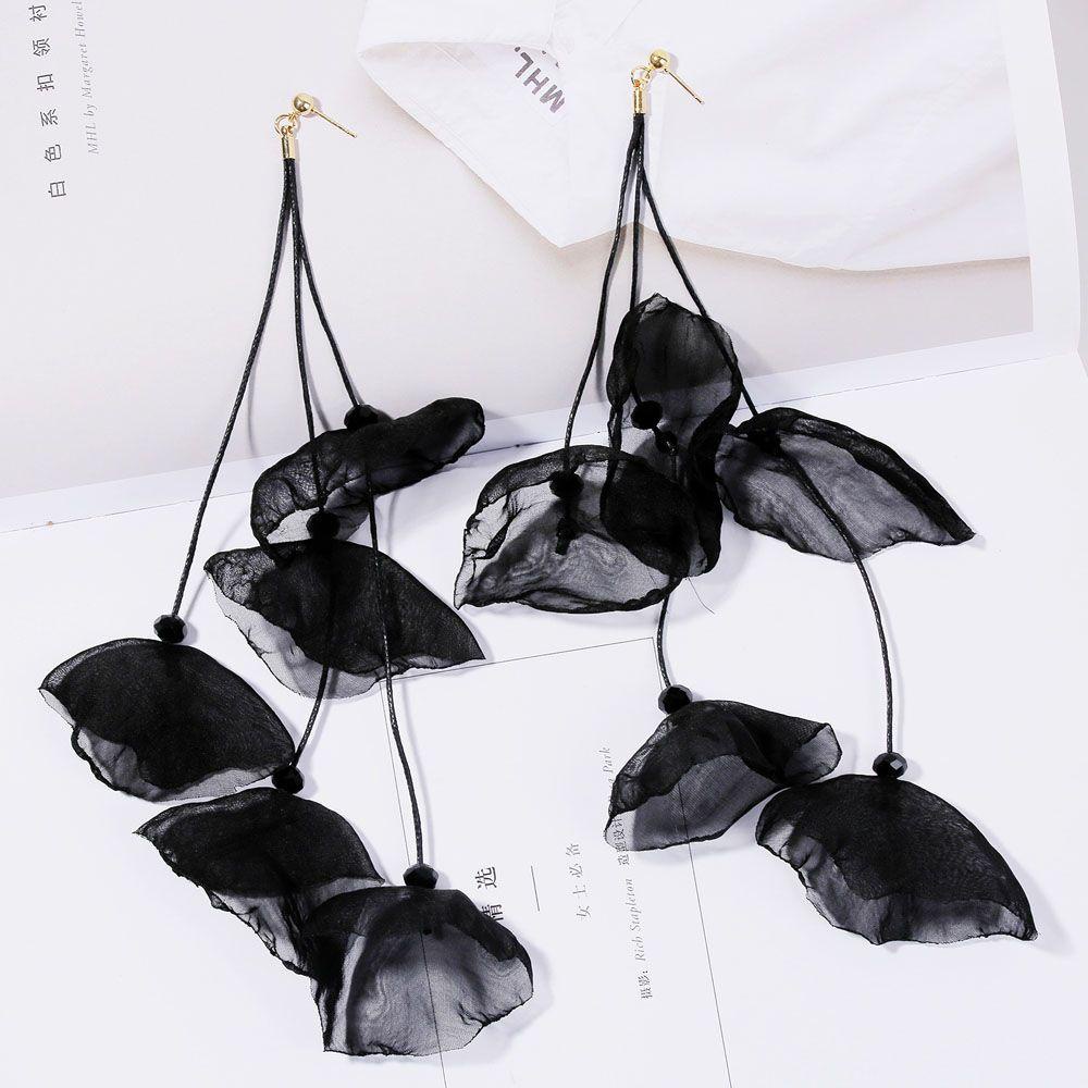 Bông Tai Dáng Dài Nhiều Lớp Thiết Kế Lãng Mạn Thời Trang Cho Nữ