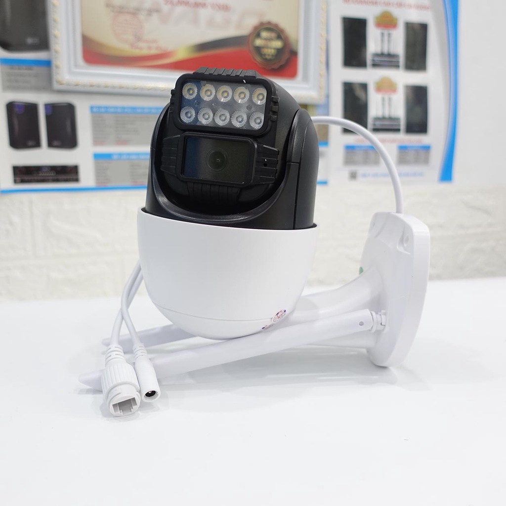 Camera Ngoài Trời VITACAM DZ3000 Pro PTZ Xoay 355 Độ, 4.0 MPX | Hình ảnh sắc nét, Đàm thoại 2 chiều