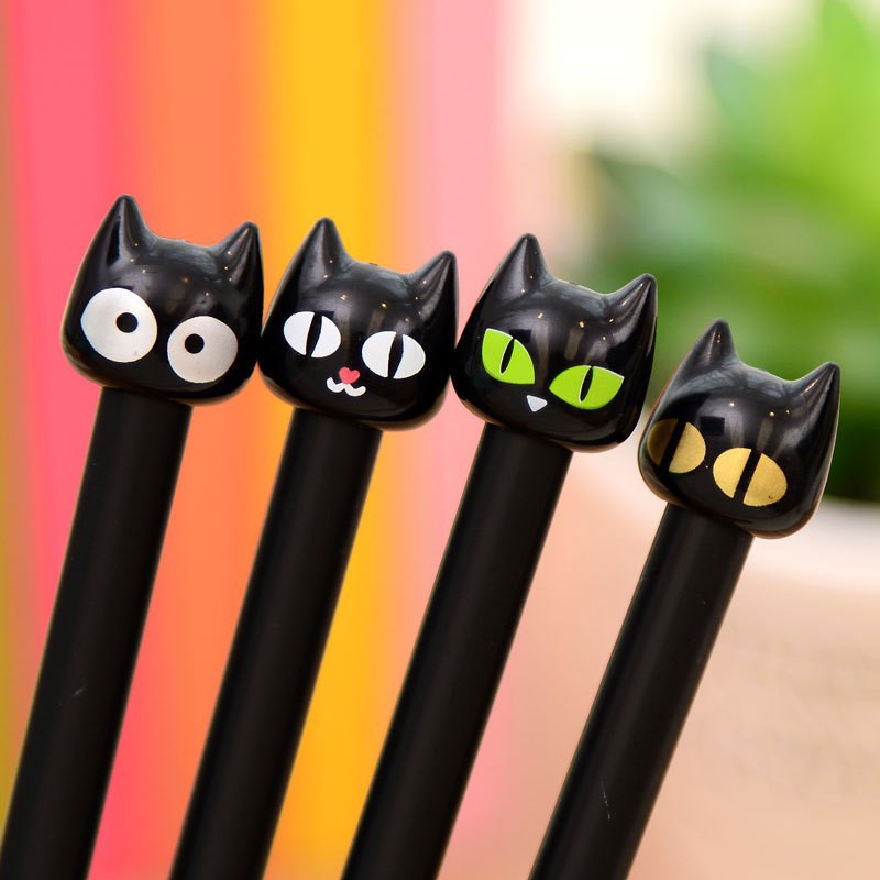 Bút mèo đen CAT BLACK KUTE MỰC ĐEN NGÒI 0.05MM