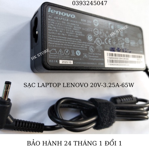 Sạc Laptop Lenovo Ideapad 20V-3.25A 65W Lenovo ideapad 100-14 110-14 110-15 320s-14 320s-15 510-14 710s-14 L340-15