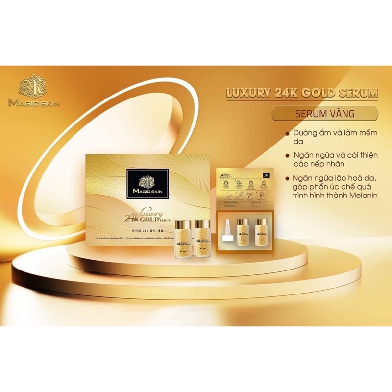 Serum tế bào gốc và tinh thể vàng nano