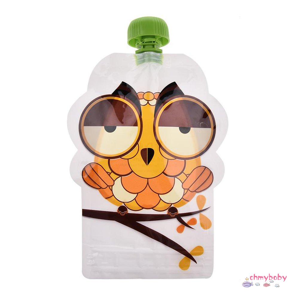 Túi đựng thực phẩm 8 cái cho trẻ em Túi lưu trữ bột giấy xay nhuyễn tự làm di động [8/6]