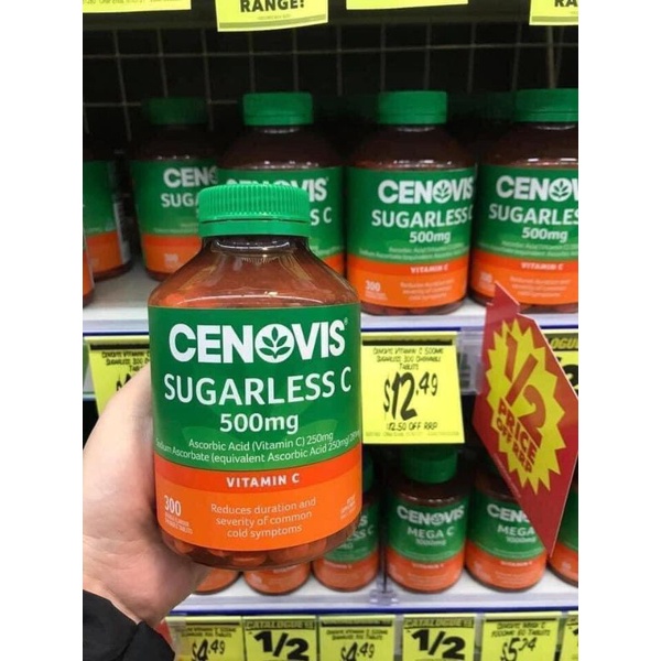 VITAMIN C CENOVIS LESS SUGAR