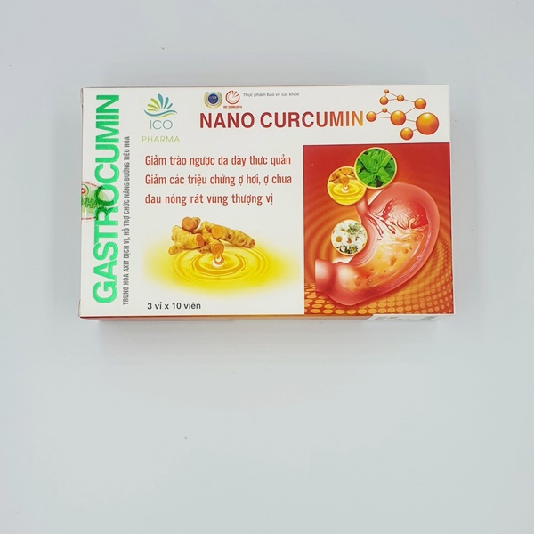 Nghệ nano GASTROCUMIN - Giảm trào ngược dạ dày, đau, ợ chua