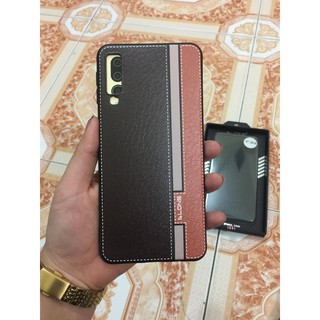 Ốp lưng da xịn hiệu Lons cho Samsung Galaxy A7 2018
