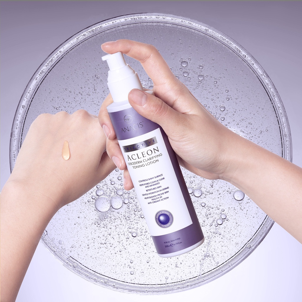 Toner Làm Dịu Và Cân Bằng Da Dầu Mụn ANACIS ACLEON SEBODERM CLARIFYING TONING LOTION 200ml